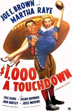 $1000 A Touchdown (1939) afişi