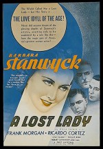 A Lost Lady (1934) afişi