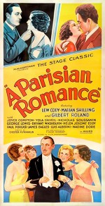 A Parisian Romance (1932) afişi