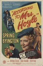 According To Mrs. Hoyle (1951) afişi