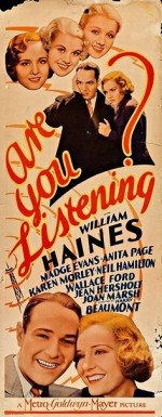 Are You Listening? (1932) afişi