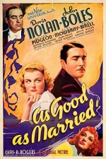 As Good As Married (1937) afişi