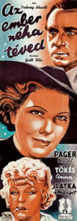 Az Ember Néha Téved (1938) afişi