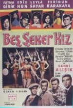 Beş Şeker Kız (1964) afişi