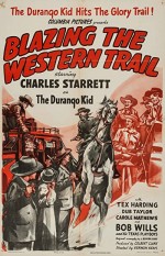 Blazing The Western Trail (1945) afişi