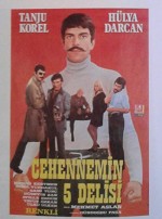 Cehennemin Beş Delisi (1972) afişi