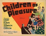 Children Of Pleasure (1930) afişi