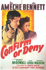 Confirm or Deny (1941) afişi