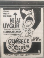 Demirel'e Söylerim (1986) afişi