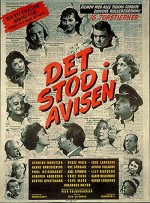 Det Stod I Avisen (1962) afişi