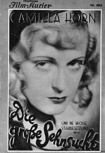 Die Große Sehnsucht (1930) afişi