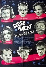 Diese Nacht Vergess Ich Nie (1949) afişi