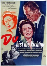 Du Bist Die Richtige (1955) afişi