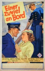 Einer Zuviel An Bord (1935) afişi