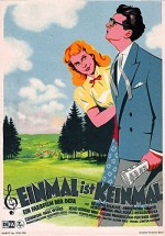 Einmal Ist Keinmal (1955) afişi