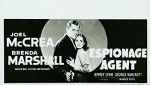 Espionage Agent (1939) afişi