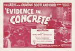 Evidence In Concrete (1960) afişi