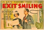 Exit Smiling (1926) afişi