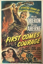 First Comes Courage (1943) afişi