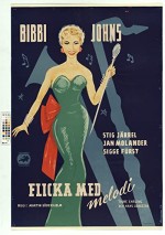 Flicka Med Melodi (1954) afişi