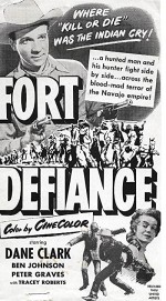 Fort Defiance (1951) afişi