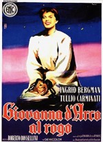 Giovanna D'arco Al Rogo (1954) afişi
