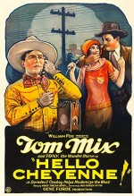 Hello Cheyenne (1928) afişi