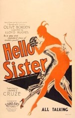 Hello Sister (1930) afişi