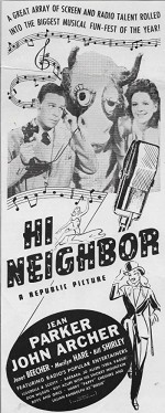 Hi, Neighbor (1942) afişi