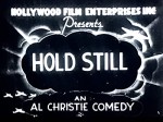 Hold Still (1926) afişi