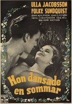 Hon Dansade En Sommar (1951) afişi