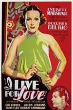I Live For Love (1935) afişi