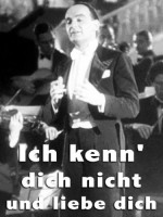 ıch Kenn' Dich Nicht Und Liebe Dich (1934) afişi