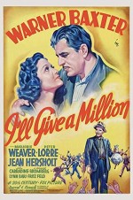I'll Give A Million (1938) afişi