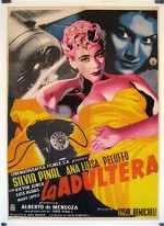 La Adúltera (1956) afişi