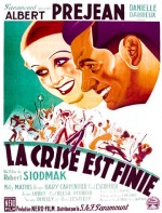 La crise est finie (1934) afişi