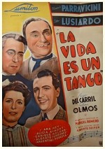 La Vida Es Un Tango (1939) afişi