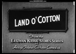 Land O' Cotton (1929) afişi