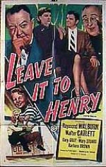 Leave It to Henry (1949) afişi