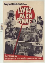 Livet På En Pinne (1942) afişi