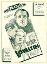 Loyalties (1933) afişi