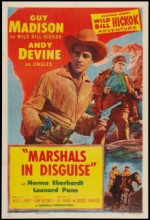 Marshals In Disguise (1954) afişi
