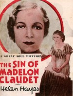 Madelo'nun Günahı Claudet (1931) afişi