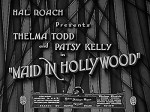 Maid In Hollywood (1934) afişi