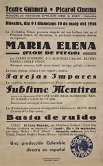 María Elena (1936) afişi