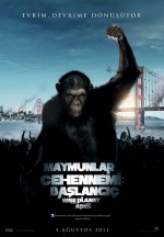 Maymunlar Cehennemi: Başlangıç (2011) afişi Maymunlar Cehennemi: Başlangıç (2011) afişi