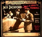 Mile-a-minute Kendall (1918) afişi