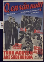 O, En Så'n Natt! (1937) afişi