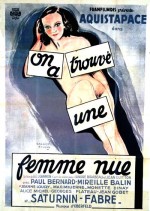 On A Trouvé Une Femme Nue (1934) afişi