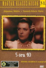 öt óra 40 (1939) afişi